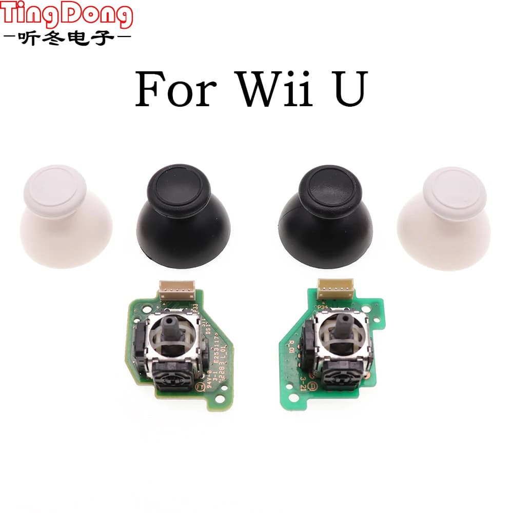 Pour WII U contrôleur gauche droite 3D Joystick analogique pouce bâton capuchon connecter câble de remplacement pour WiiU