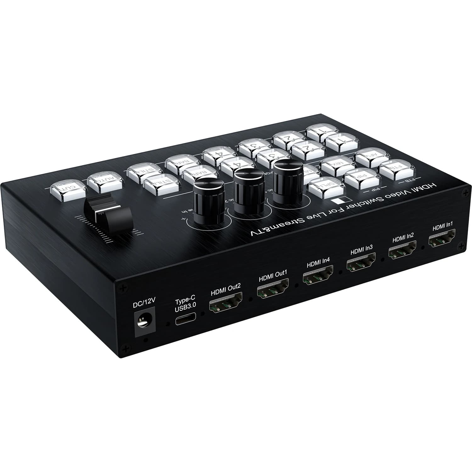 Mise à niveau du mélangeur vidéo HDMI à 4 canaux