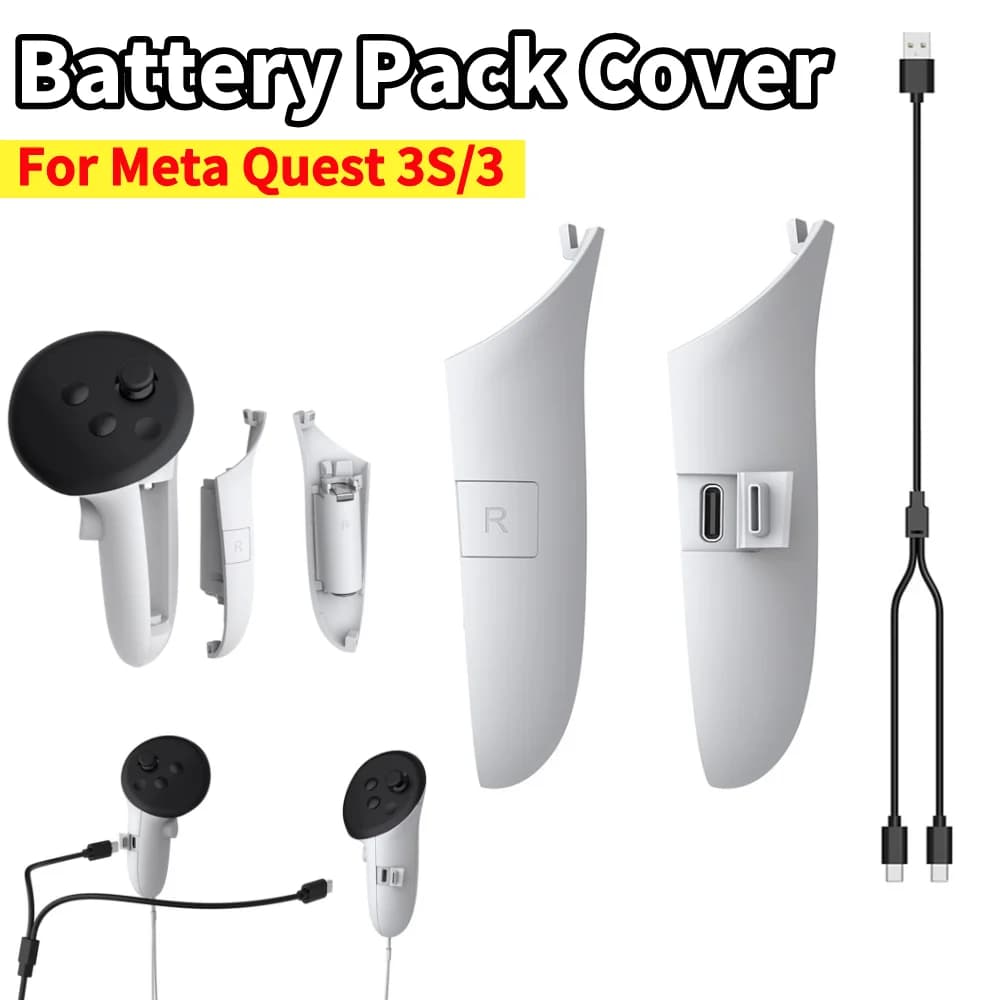 Pack de batteries pour manettes VR Meta Quest 3S/3