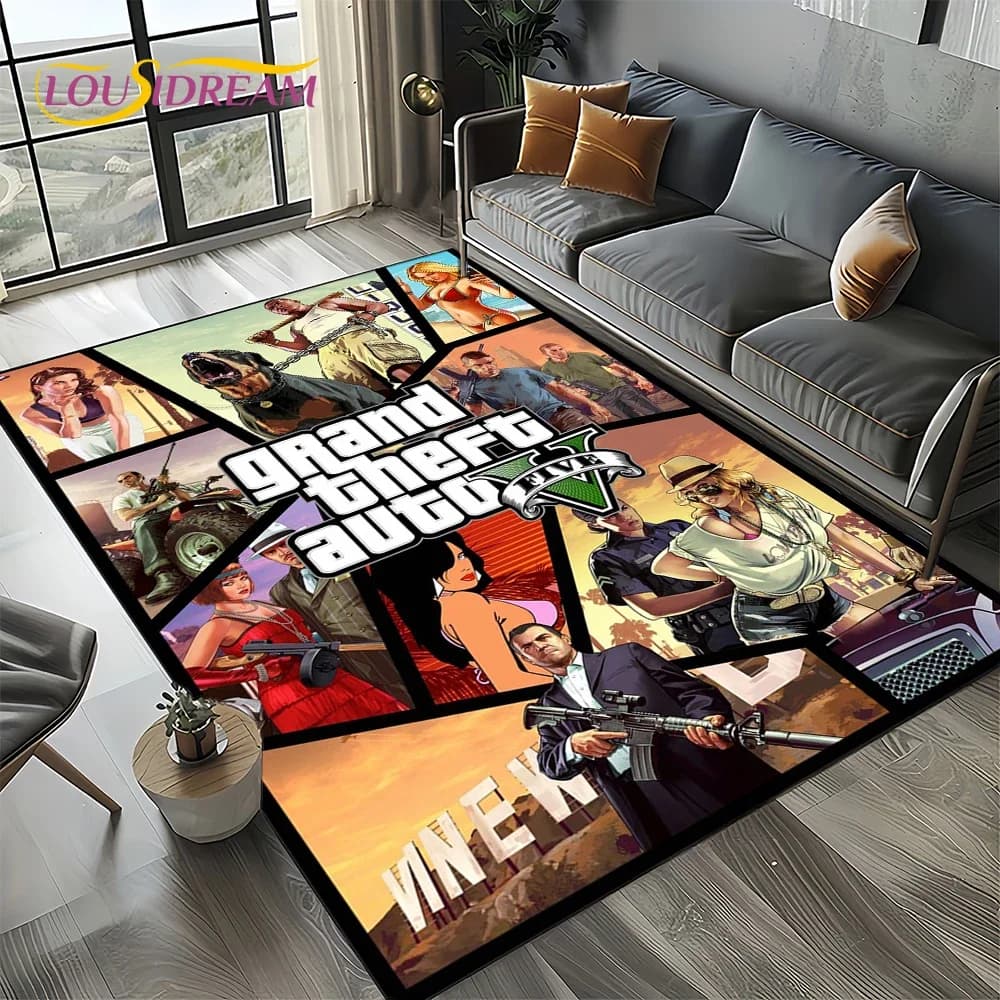 Tapis de jeu Grand Theft Auto GTA 6 pour salon
