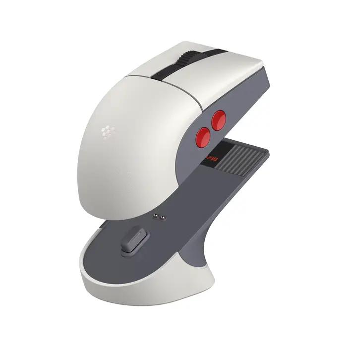 Souris rétro R8 8BitDo avec station de chargement, souris de jeu sans fil avec taux d'érollage 4K, b