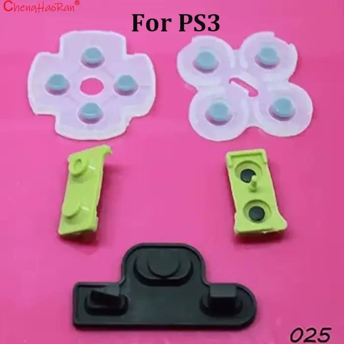1 ensemble de tampons en caoutchouc conducteur en silicone pour manette PS2 PS3 PS4, D-Pad pour PS 4