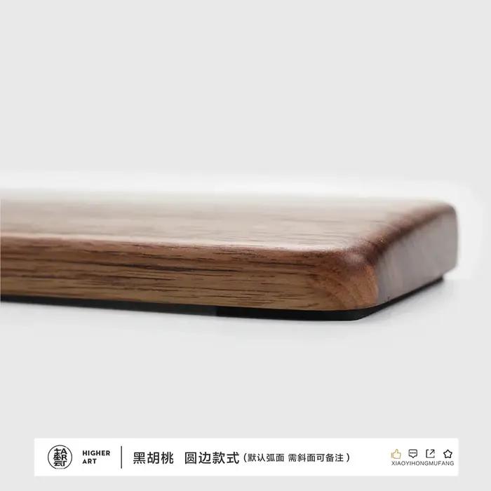 Coussinet de paume pour clavier mécanique personnalisé en bois massif, repose-poignet ergonomique, 8