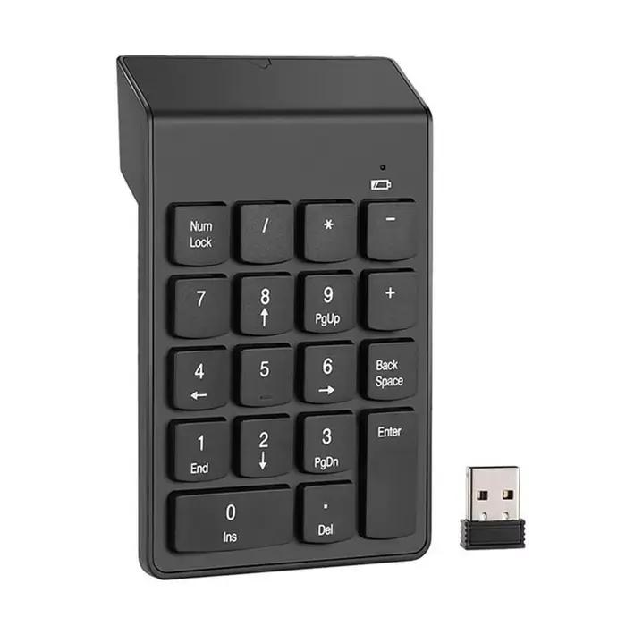 18 touches 2.4G clavier sans fil Mini clavier numérique pour comptabilité Finance clavier numérique
