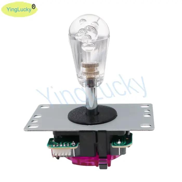 Nouveau joystick arcade en cristal 5 broches 4/8 directions avec tête de bille en cristal Sanwa, con