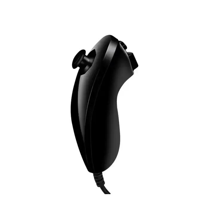 1 pièces poignée de jeu incurvée gauche contrôleur Nunchuk pour Nintendo Wii manette Nunchuck contrô
