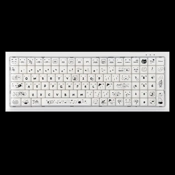 Clavier à membrane sans fil tri-mode MechLands × Maorbeng X100 PRO avec pavé numérique, disposition