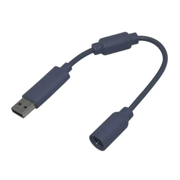 Câble détachable USB pour contrôleur de jeu Xbox 360, adaptateur de cordon de rupture avec filtre