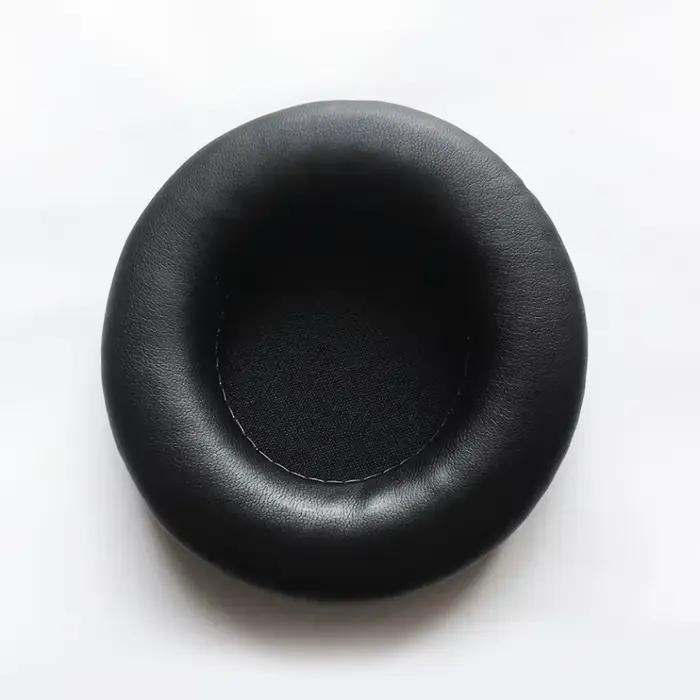 Coussinets d'oreille en mousse de cuir éponge pour casque, housses de coussin, 40mm, 50mm, 55mm, 60m