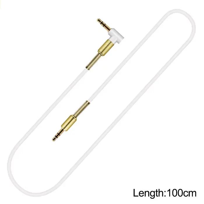 Câble Audio Jack 3.5mm Jack 3.5mm mâle à mâle câble Audio Aux pour Samsung voiture casque haut-parle