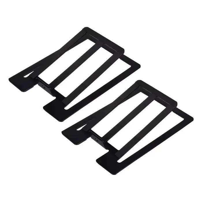 Support audio de bureau inclinable à 15 degrés pour enceintes HIFI, support de placement pour encein