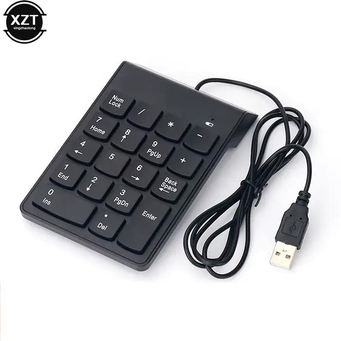 Clavier numérique universel 18 prédire, fil USB, mini clavier numérique, touches pour ordinateur por