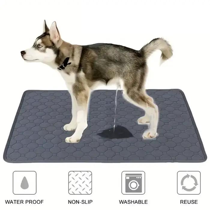 Tapis absorbant réutilisable et lavable pour chien, tapis d'urine pour chien, tapis imperméable pour