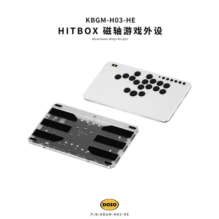 Clavier magnétique DOIO KBGM-H03-HE HITBOX, profil bas, 0.05RT, clavier filaire pour joueurs, alliag