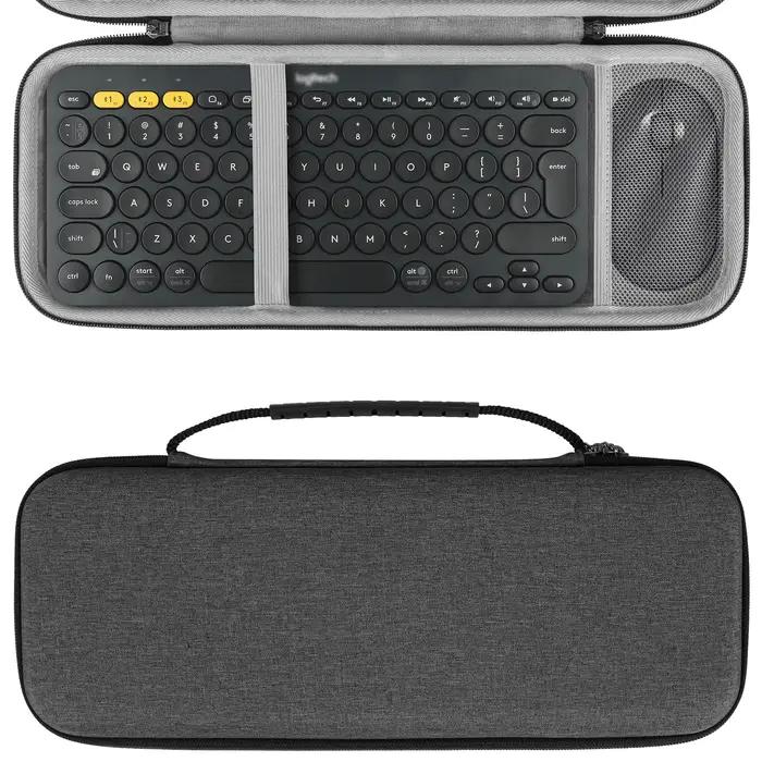 Geekria Sac de transport pour clavier mécanique personnalisé compatible avec clavier Logitech K380 P