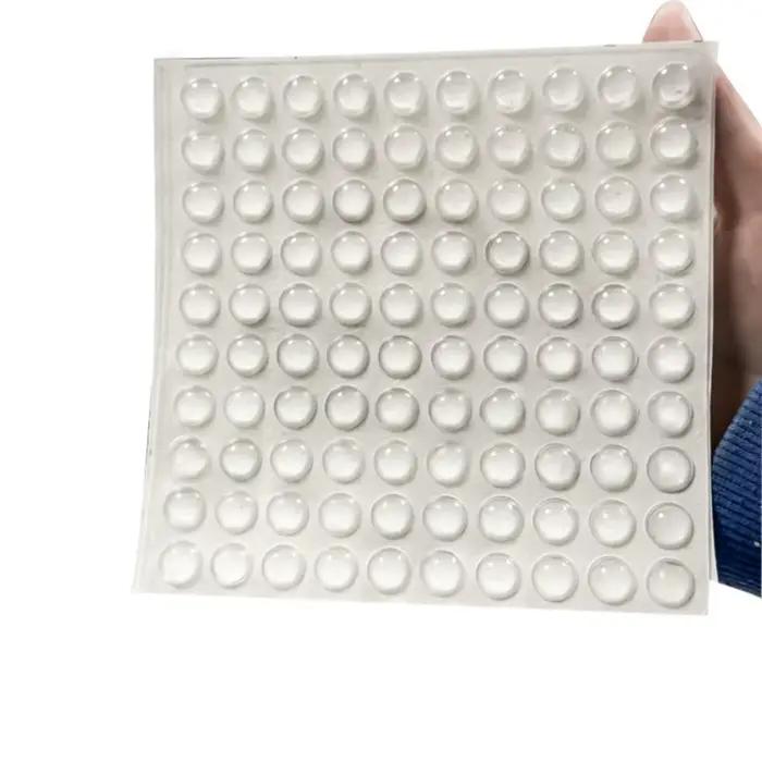 Autocollants de clavier en silicone pour doigts longs, touches surélevées, confortables et transpare