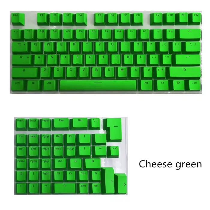 Capuchons de touches PBT pour Mini clavier mécanique, disposition 61/64/68/71/82/84, avec lettres RG