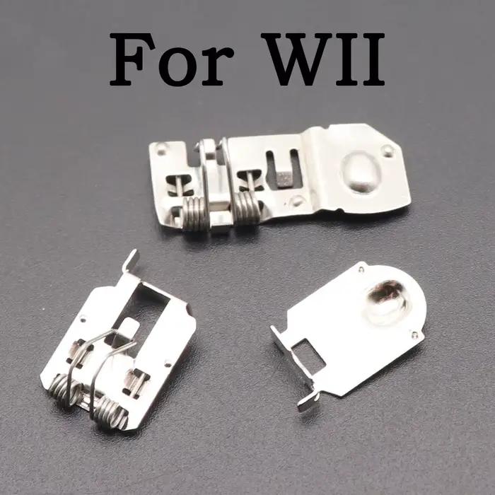 Support de batterie pour télécommande de jeu WII, Joystick, Joypad, Nunchuck, poignée de jeu incurvé