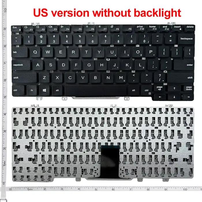 Clavier d'ordinateur portable anglais américain pour Dell Latitude 3300 5200 5300 7200 7300 3301 729