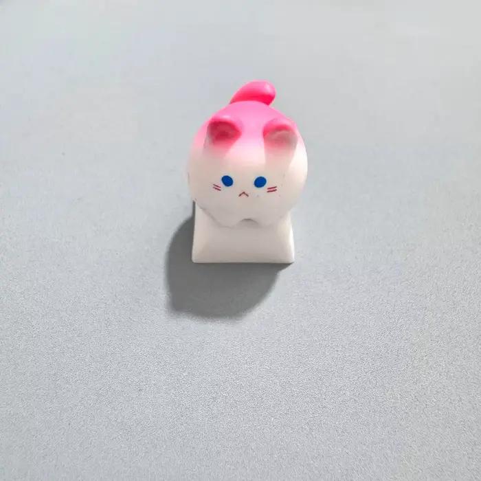 Capuchons de touches de clavier Kawaii personnalisés, capuchons de touches de chat de dessin animé d