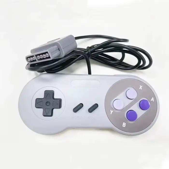 Contrôleur de jeu filaire manette de jeu manette de jeu pour système Nintendo SNES manette de jeu fi