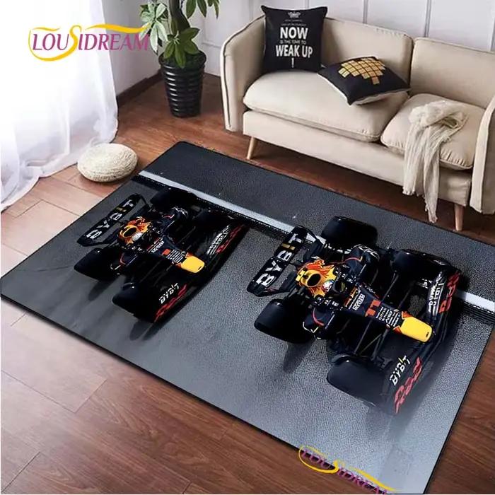 Tapis de voiture de course pour salon chambre tapis Table cuisine enfants porte tapis de sol antidér