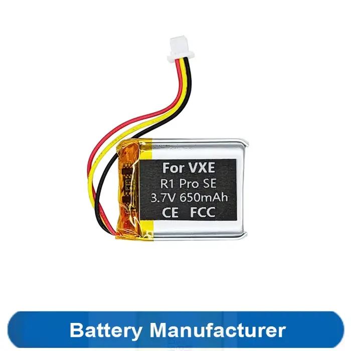 Batterie de remplacement originale de 650mAh pour souris de jeu sans fil VXE R1 PRO SE (compatible :