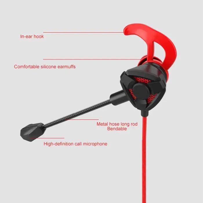 OLAF 3.5mm casque filaire casque de jeu basse stéréo Gamer écouteurs antibruit écouteurs avec double
