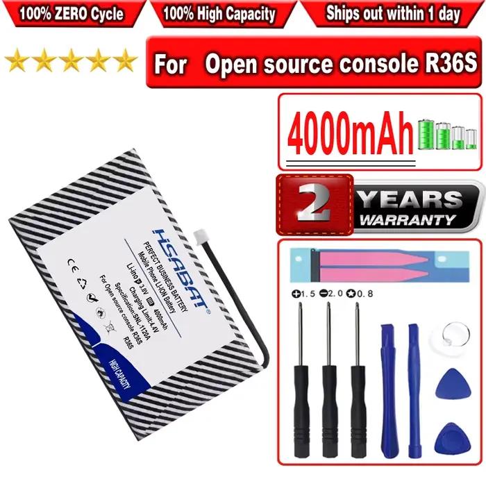 Batterie HSABAT 4000mAh pour console open source R36S machine de jeu