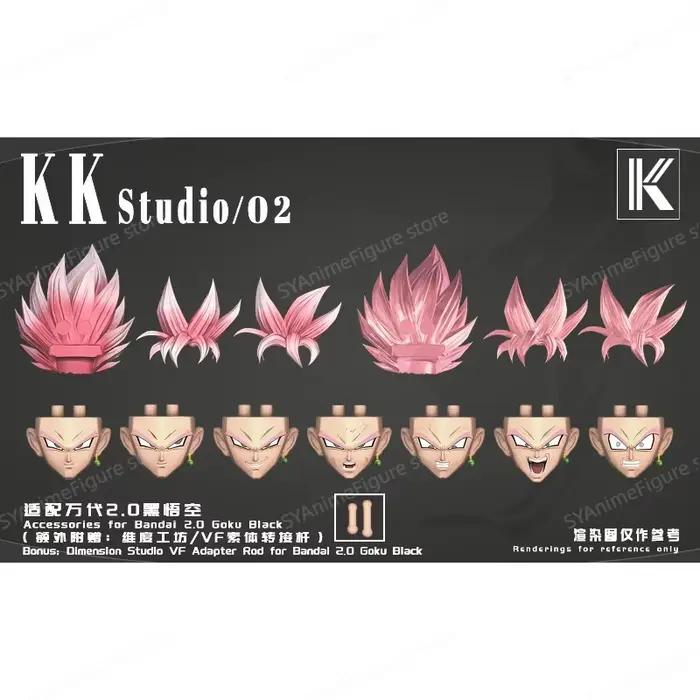 Pré-vente : Pack d'accessoires KK Studio Black Wukong adapté au Black Wukong 2.0 de Bandai, tige ada