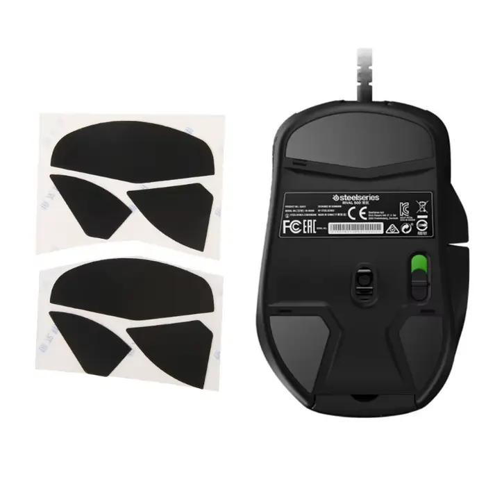 Lot de 2 patins à pied de souris de rechange, épaisseur 0.6mm, pour steelseries Rival 500