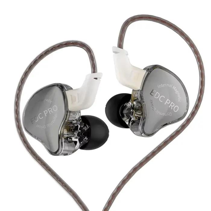 KZ EDC Pro casque dynamique dans l'oreille moniteur HiFi filaire casque basse stéréo jeu musique éco