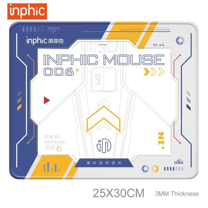 INPHIC-Sous-souris PD60 pour jeu de bureau, polymères de souris de style Mecha, science-fiction, 25x