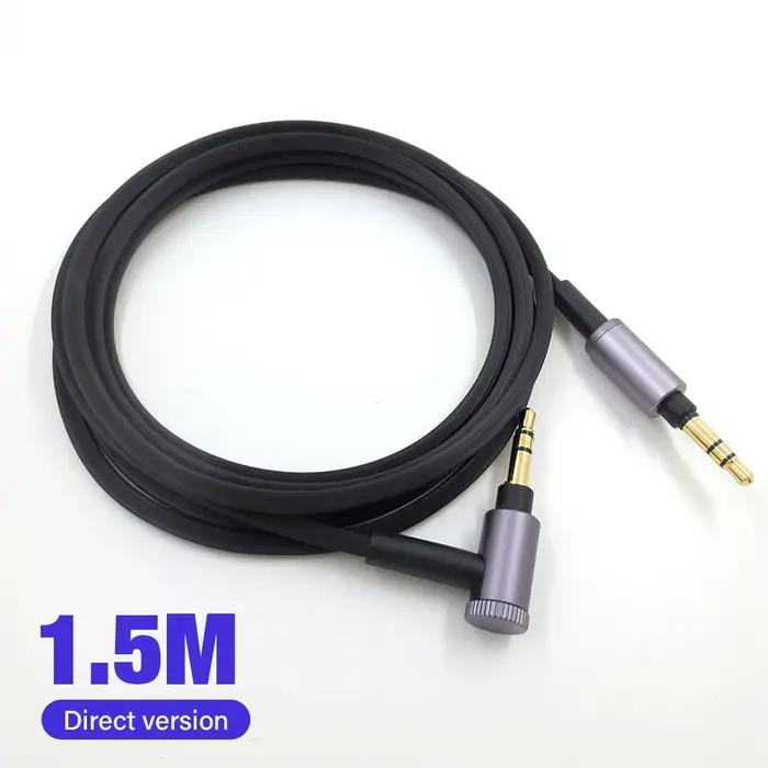 Câble Aux Jack 3.5mm pour écouteurs Sony WH 1000 XM2 XM3 XM4 XM5 H900N 800 MDR 1000x ATH MSR7, conne