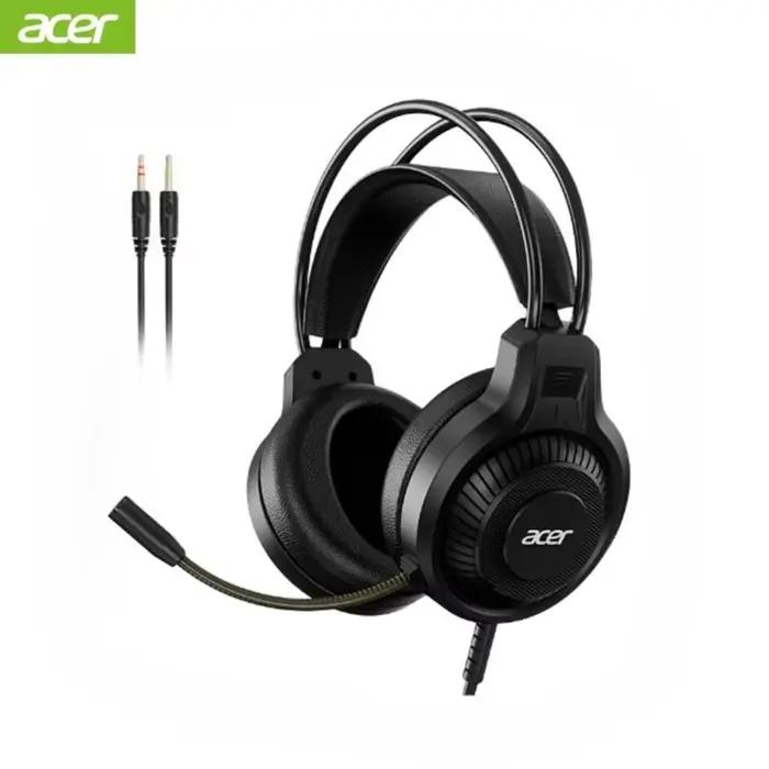 Acer casque de jeu avec micro 7.1 stéréo virtuel Surround lumière LED basse écouteurs casques Gamer