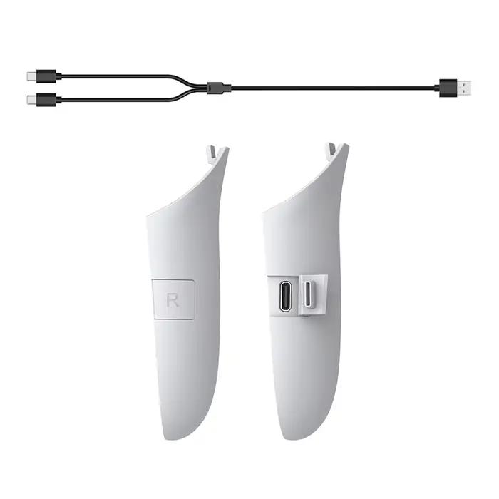 Pack de batteries rechargeables pour Meta Quest 3S 3, couvercle de batterie avec contact de charge,