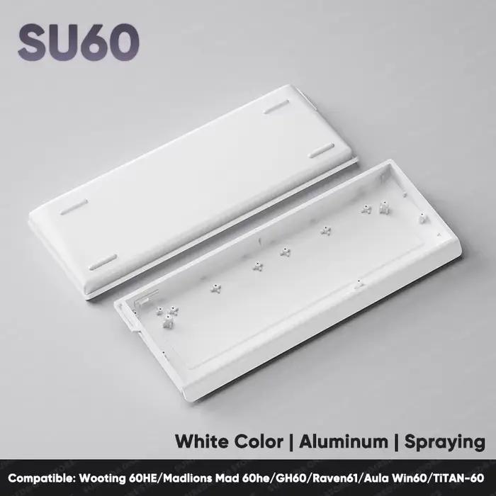 Madlions Mad 60he GH60 coque de clavier en aluminium 60% touches disposition étui de clavier pour Wo