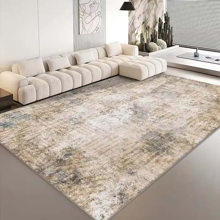 Tapis modernes pour salon abstrait grande surface tapis en peluche décor de chambre tapis de chevet