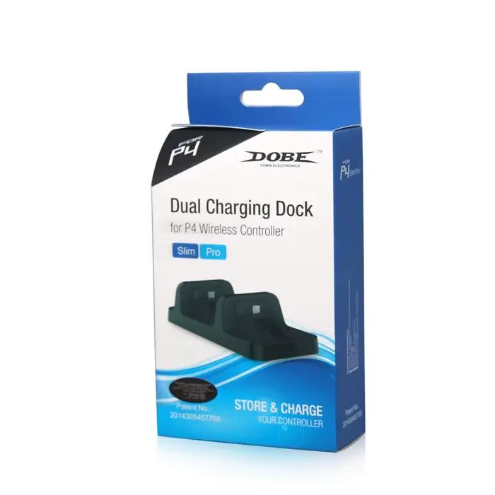 Support de chargeur avec double Port de charge pour manette de jeu sans fil PS4 Slim/Pro, support d'