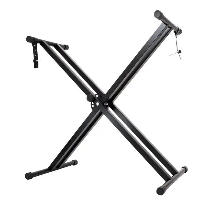 Support de clavier et banc - Support double X robuste, support de piano numérique portable réglable