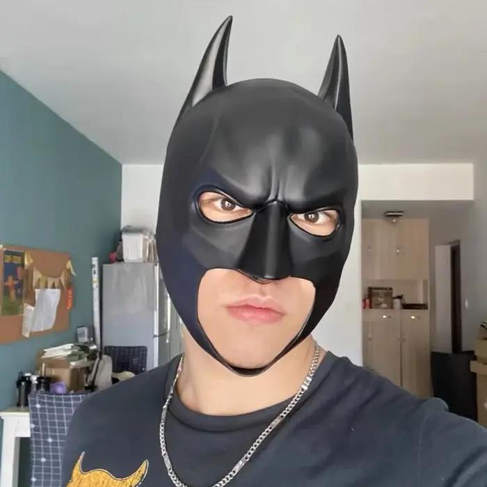 Masque de chauve-souris en Latex, couvre-chef de Cosplay, fête de danse nocturne d'halloween, masque