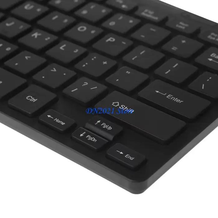 F3KE 104 touches clavier Ultra-mince câble USB Mini clavier silencieux pour ordinateur portable bure