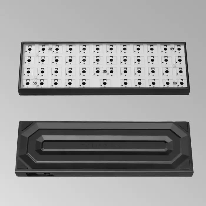 Chosfox Geonix48 Rev.2 clavier à profil bas trois modes Kit de clavier mécanique Portable Support QM