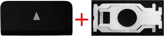 Clavier de remplacement avec touches fléchées haut/bas et charnière pour MacBook Pro A2141 A2442 A24