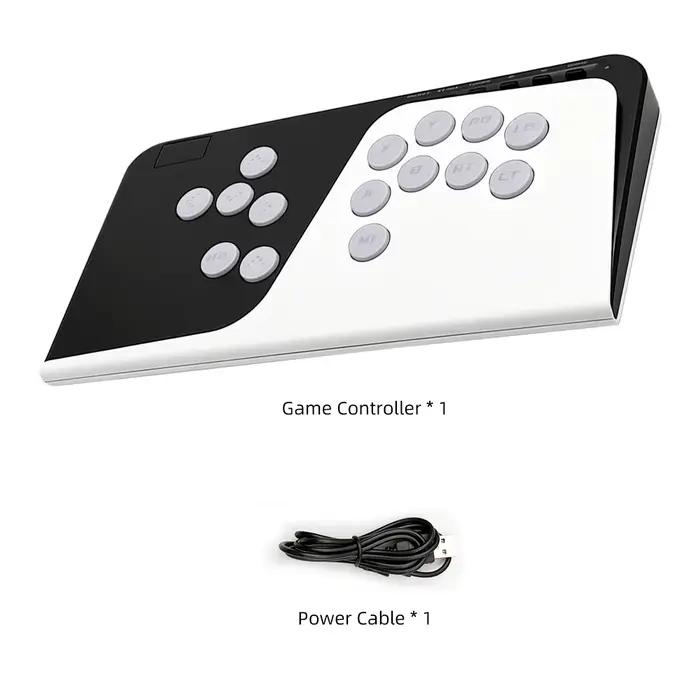 Manette de combat sans levier pour jeux d'arcade, compatible PC, PS3, PS4, Switch, XBOX, style Hitbo