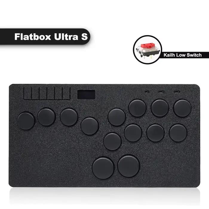 Joystick d'arcade sans autocollant Ultra S, Flatbox, Hitbox pour P5, PS4, PC, NS, Steam avec interru