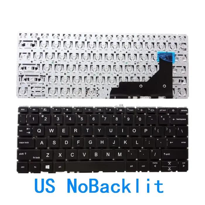 Nouveau clavier rétroéclairé multilingue (US, Russe, Espagnol, UK) pour EliteBook 730 G7, 730 G8, 73
