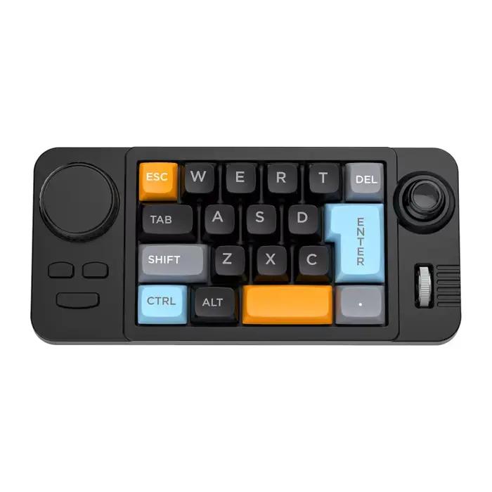 K811 19 touches Macro programmation clavier de jeu filaire d'échange à chaud avec contrôle du Volume