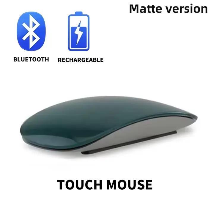 Souris magique sans fil Bluetooth, rechargeable, tactile, mince, ergonomique, double mode, silencieu