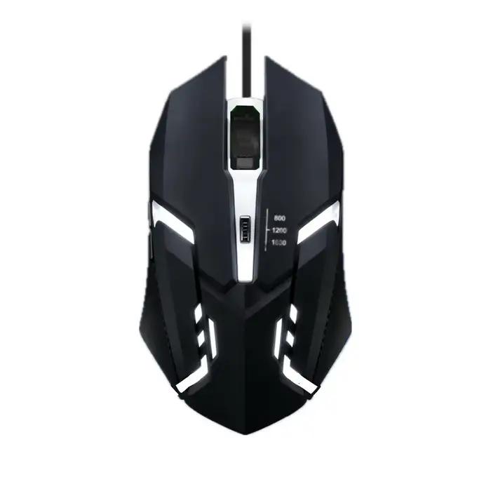 Souris de jeu filaire USB rétroéclairée par LED, conception ergonomique, souris de jeu rétroéclairée
